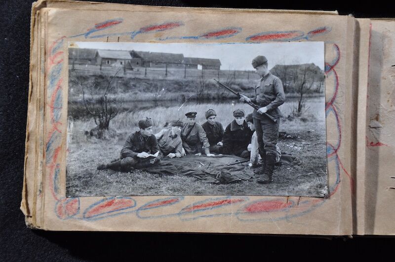 Original WWII Soviet Pilots Photo Albums - Epic Photos of Berlin in Ruins April 1945! - Ultra Rare - Image 24