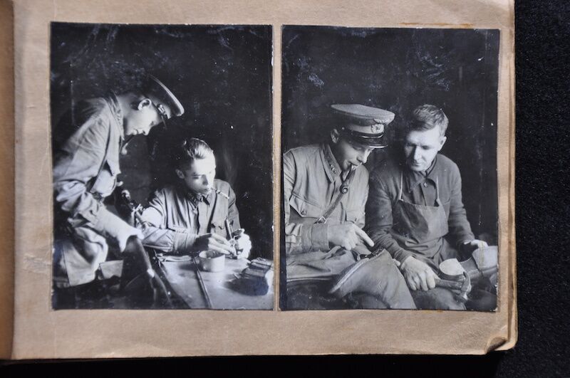 Original WWII Soviet Pilots Photo Albums - Epic Photos of Berlin in Ruins April 1945! - Ultra Rare - Image 59