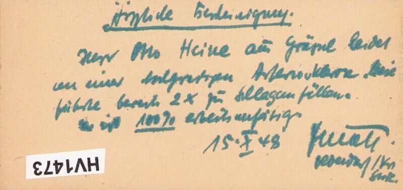 Original WWII Luftwaffe Soldbuch - Stabsintendant Otto Heine - Truppensonderdienst (TSD)Â - Kampfeinheit Tietze April 1945 - Image 2