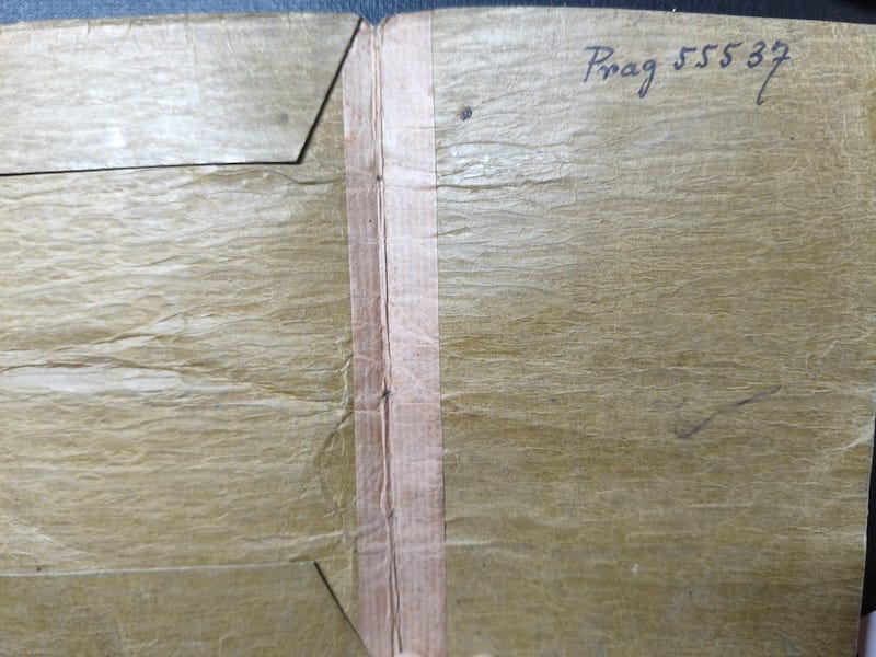 Original WWII German Wehrmacht Soldbuch - Stabsintendant Meusel - Landeschutzen Batl 822 (Prag) - POW Diary - Fully Translated - Incredible Story - Rare - Image 19