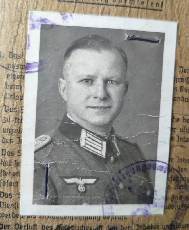 Original WWII Soldbuch - TSD Offizier Weber - Berlin 1945 - Döberitz / Wundsorf - Image 4