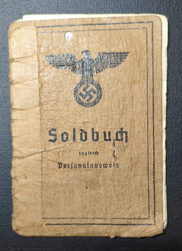 Original WWII Soldbuch - TSD Offizier Weber - Berlin 1945 - Döberitz / Wundsorf - Image 2