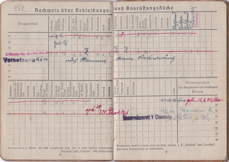 WWII German Wehrmacht Soldbuch ID - Gefreiter Rudolf Eicher - Einweisungs Abteilung 1008 - West Wall Medal - Minty Soldbuch! - Image 6
