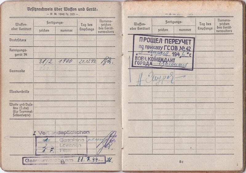 WWII German Wehrmacht Soldbuch ID - Gefreiter Rudolf Eicher - Einweisungs Abteilung 1008 - West Wall Medal - Minty Soldbuch! - Image 8