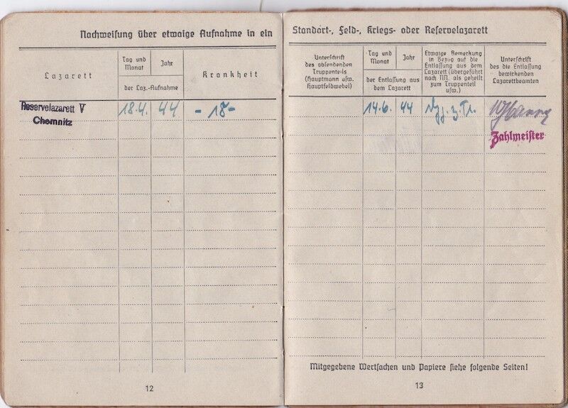 WWII German Wehrmacht Soldbuch ID - Gefreiter Rudolf Eicher - Einweisungs Abteilung 1008 - West Wall Medal - Minty Soldbuch! - Image 11