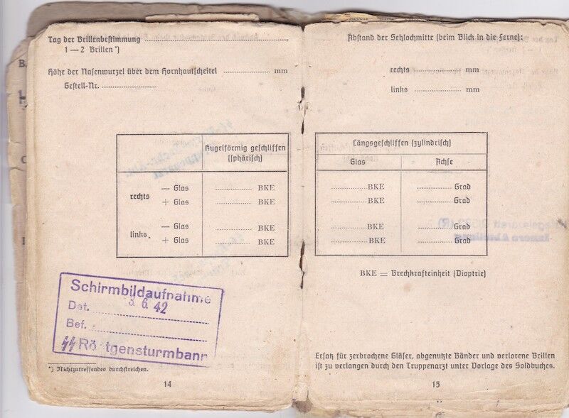 WWII German Waffen-SS Soldbuch ID - SS Rottenführer Josef Tischer - SS Panzer Artillerie Regiment " Das Reich " - SS Artillerie Regiment 54 - Nederland - Kurland 1944 - SS Artillerie Regiment 23 - Oder / Halbe 1945 - POW - Rare unit! - Image 15