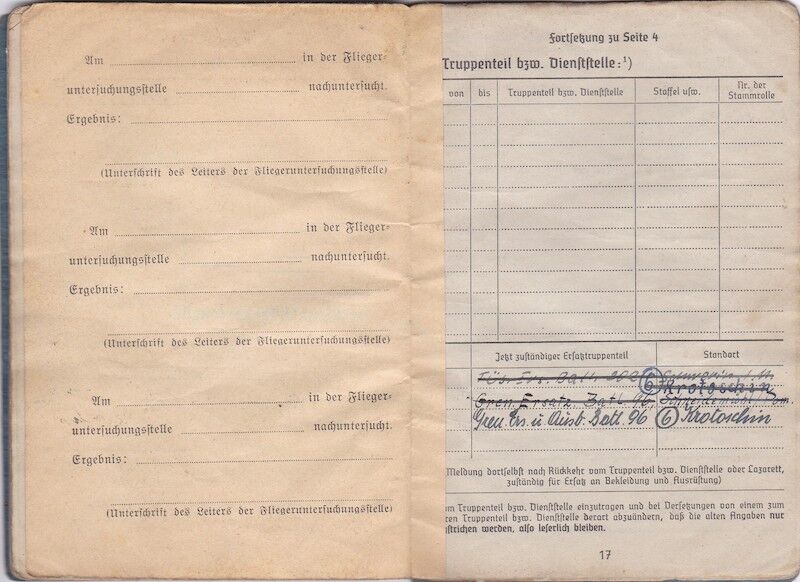 WWII German Luftwaffe Soldbuch ID - Obergefr Johann Lauer - Jäger Regiment 28 (L) - 14. Feld-Division (L) - 20. Gebirgs-Armee - Wehrmachtsbefehlsstelle Norwegen - Image 17