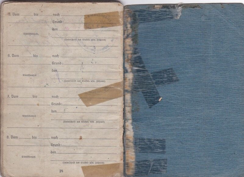 WWII German Luftwaffe Soldbuch ID - Obergefr Johann Lauer - Jäger Regiment 28 (L) - 14. Feld-Division (L) - 20. Gebirgs-Armee - Wehrmachtsbefehlsstelle Norwegen - Image 22