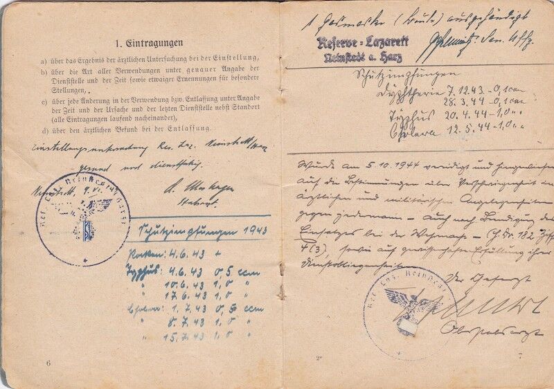 WWII German DRK Verwendungsbuch & Erkennungsmarke - DRK Nurse Hanna Zander - Tag - Freiwillige Krankenpflege Wehrkreis XI - Image 5