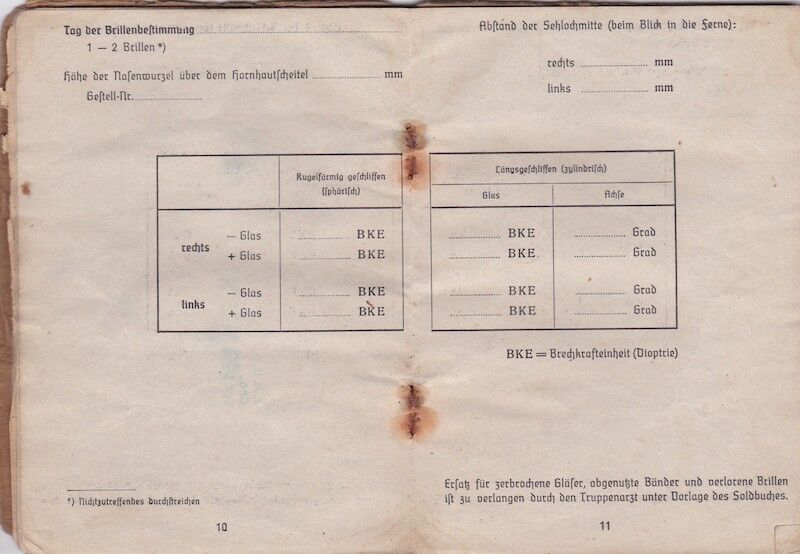 WWII German Wehrmacht Soldbuch - Grenadier Heinrich Schodl - Grenadier Regiment 474 - 254 Infanterie Division - Wounded by Grenade Fragments - Image 12