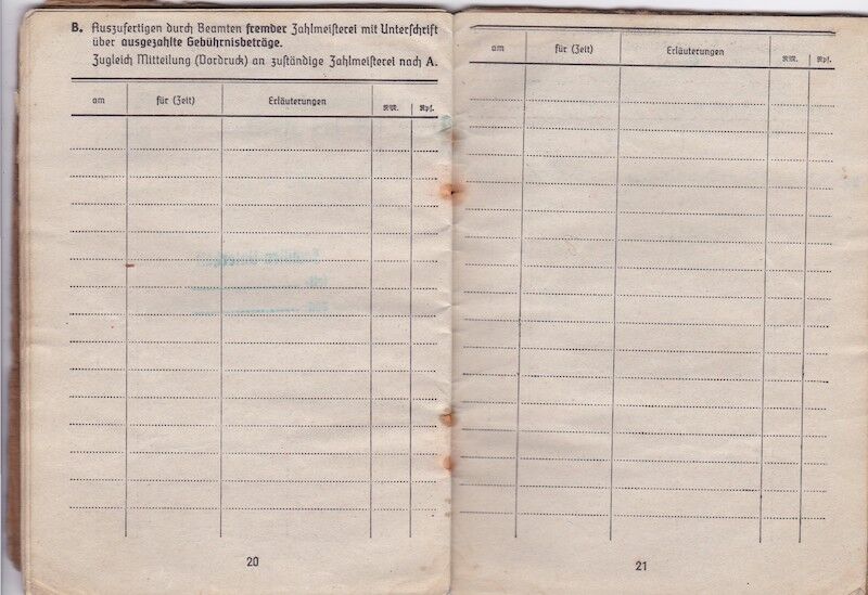 WWII German Wehrmacht Soldbuch - Grenadier Heinrich Schodl - Grenadier Regiment 474 - 254 Infanterie Division - Wounded by Grenade Fragments - Image 17