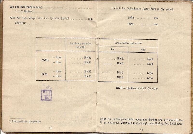 WWII German Wehrmacht Soldbuch ID & Award Documents - Tech-Oberinspektor Josef Friesch - Festungs Artillerie Stab 7 - Iron Cross (Layaway) - Image 11